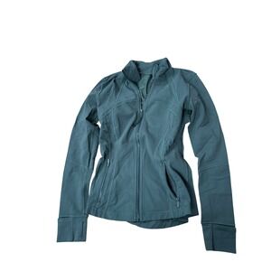 Lululemon Define Jacket Water Drop Teal Full Zip Women's Size 8 Athletic